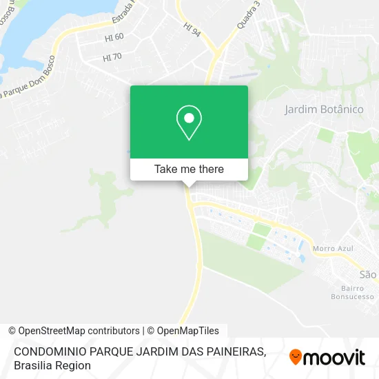 CONDOMINIO PARQUE JARDIM DAS PAINEIRAS map