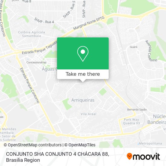 CONJUNTO SHA CONJUNTO 4 CHÁCARA 88 map