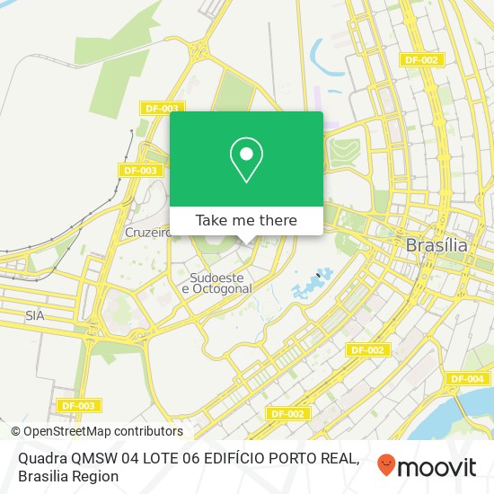 Quadra QMSW 04 LOTE 06 EDIFÍCIO PORTO REAL map