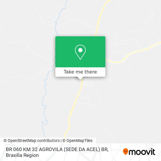 BR 060 KM 32   AGROVILA (SEDE DA ACEL) BR map
