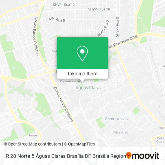 R  28 Norte  5   Águas Claras  Brasília   DF map