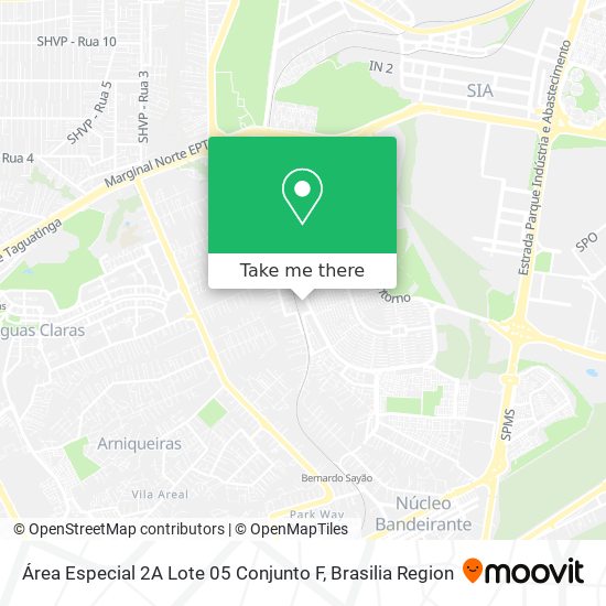 Área Especial 2A  Lote 05  Conjunto F map