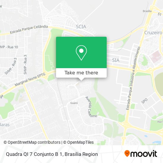 Quadra QI 7 Conjunto B 1 map