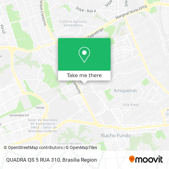 QUADRA QS 5 RUA 310 map