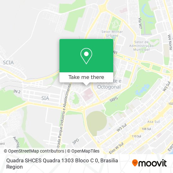 Quadra SHCES Quadra 1303 Bloco C 0 map
