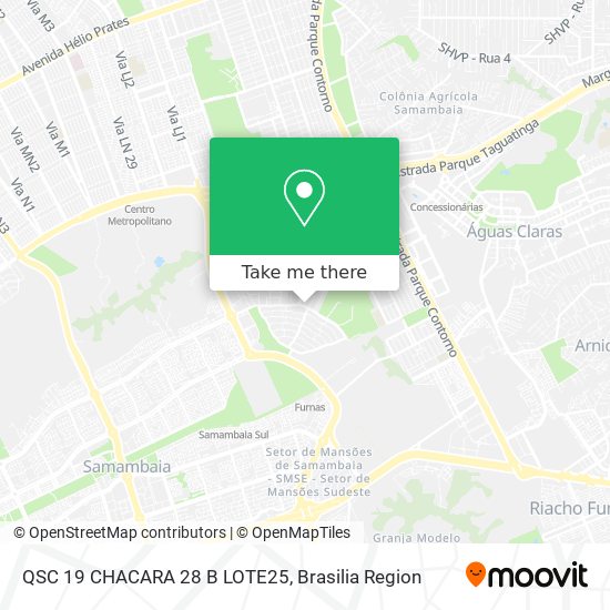 QSC 19 CHACARA 28   B LOTE25 map