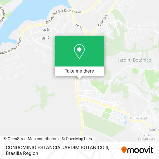 CONDOMINIO ESTANCIA JARDIM BOTANICO II map