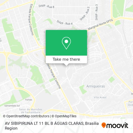 AV  SIBIPIRUNA LT 11  BL B ÁGUAS CLARAS map
