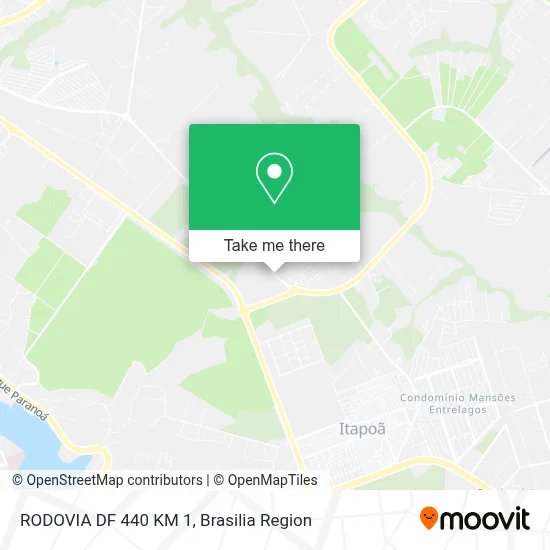 RODOVIA DF 440 KM 1 map
