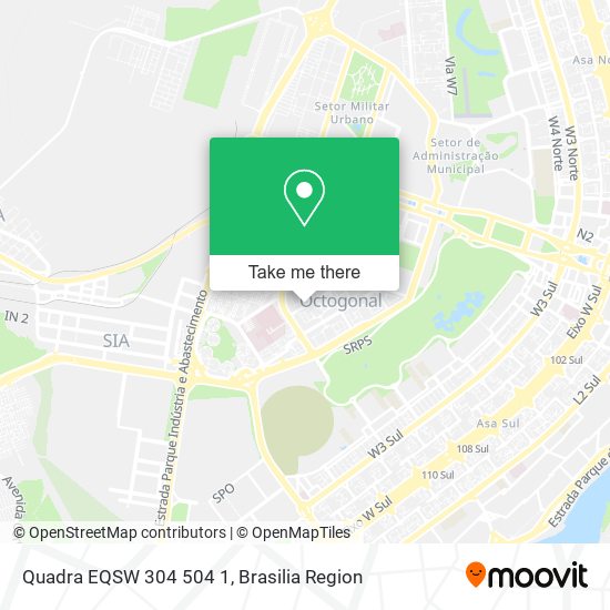 Quadra EQSW 304 504 1 map