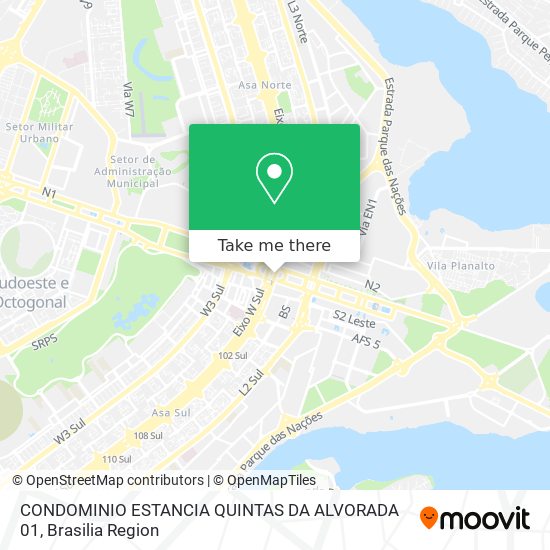 CONDOMINIO ESTANCIA QUINTAS DA ALVORADA 01 map