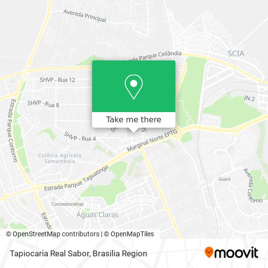 Tapiocaria Real Sabor map