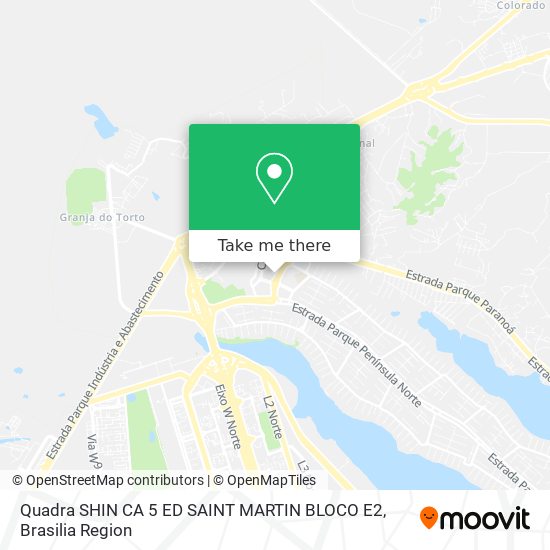 Quadra SHIN CA 5 ED SAINT MARTIN BLOCO E2 map