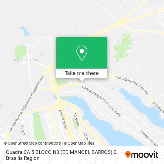 Quadra CA 5 BLOCO N3 (ED MANOEL BARROS) 0 map