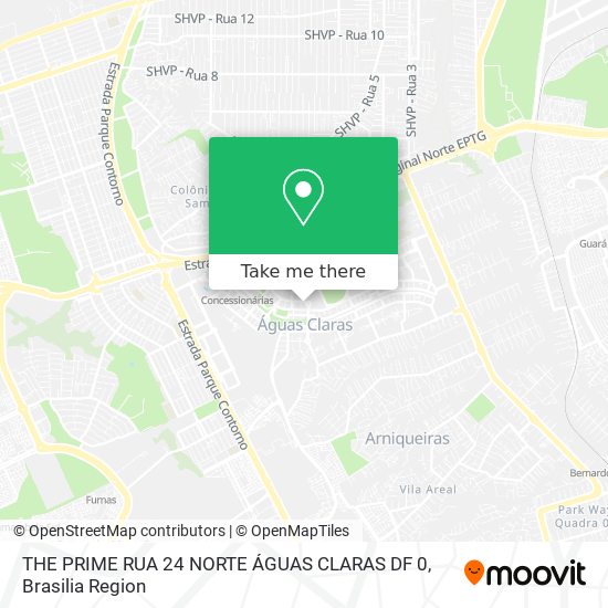 THE PRIME  RUA 24  NORTE  ÁGUAS CLARAS DF 0 map