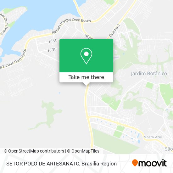 SETOR POLO DE ARTESANATO map