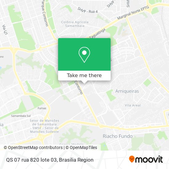 QS 07 rua 820 lote 03 map