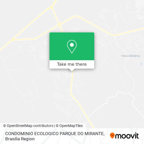 CONDOMINIO ECOLOGICO PARQUE DO MIRANTE map