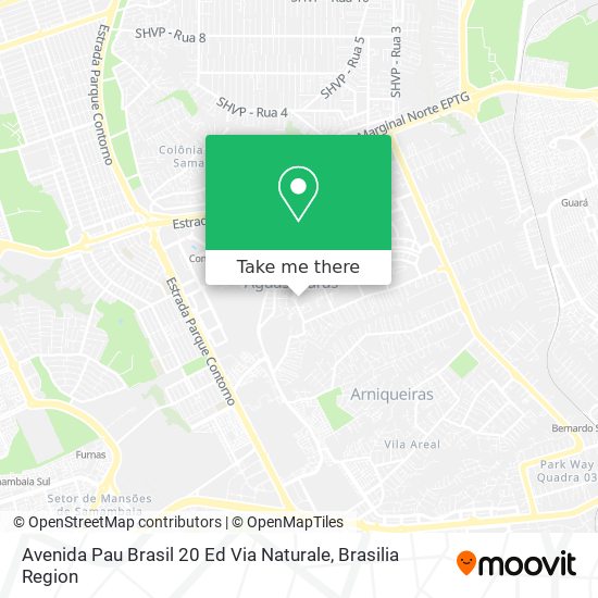 Avenida Pau Brasil  20  Ed  Via Naturale map