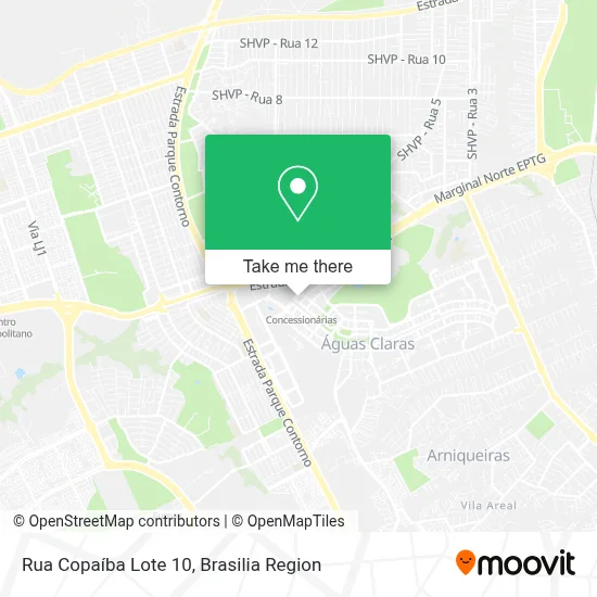 Rua Copaíba Lote 10 map