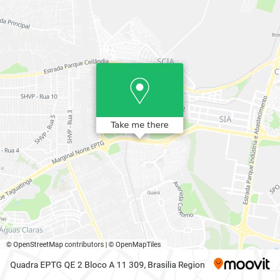 Quadra EPTG QE 2 Bloco A 11 309 map