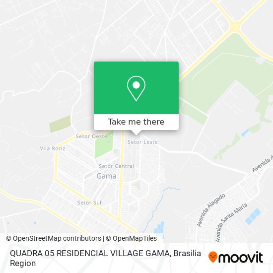 Mapa QUADRA 05 RESIDENCIAL VILLAGE GAMA