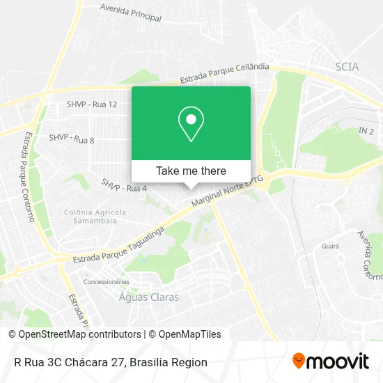 R Rua 3C Chácara 27 map