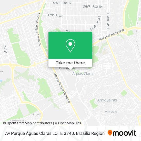 Av  Parque Águas Claras LOTE 3740 map