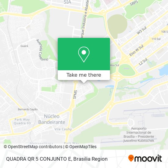 QUADRA QR 5 CONJUNTO E map