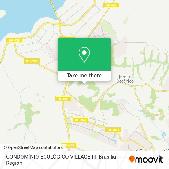 CONDOMÍNIO ECOLÓGICO VILLAGE III map