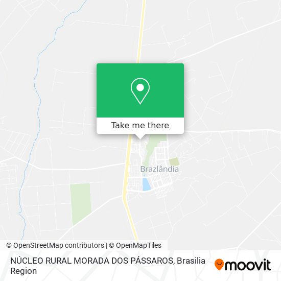 Mapa NÚCLEO RURAL MORADA DOS PÁSSAROS