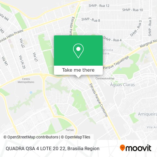 QUADRA QSA 4 LOTE 20 22 map