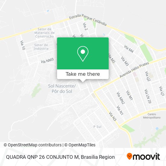 Mapa QUADRA QNP 26 CONJUNTO M