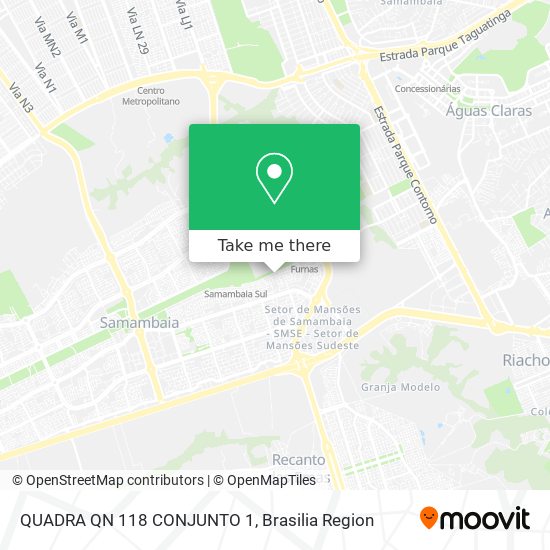 QUADRA QN 118 CONJUNTO 1 map