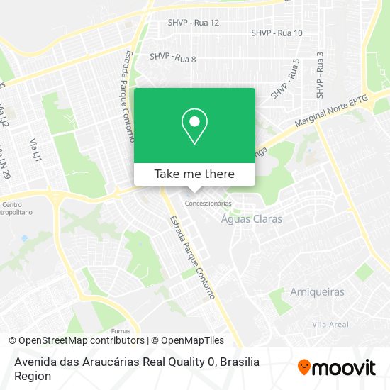 Mapa Avenida das Araucárias Real Quality 0