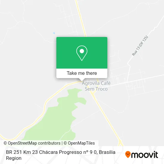 BR 251 Km 23 Chácara Progresso nº 9 0 map