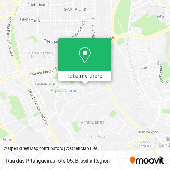 Rua das Pitangueiras  lote 05 map