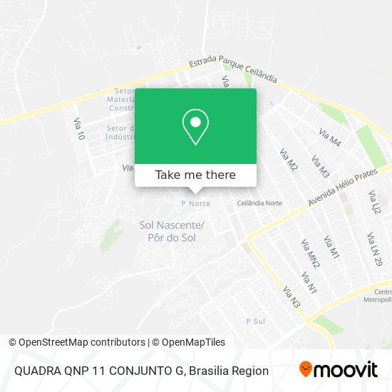 QUADRA QNP 11 CONJUNTO G map