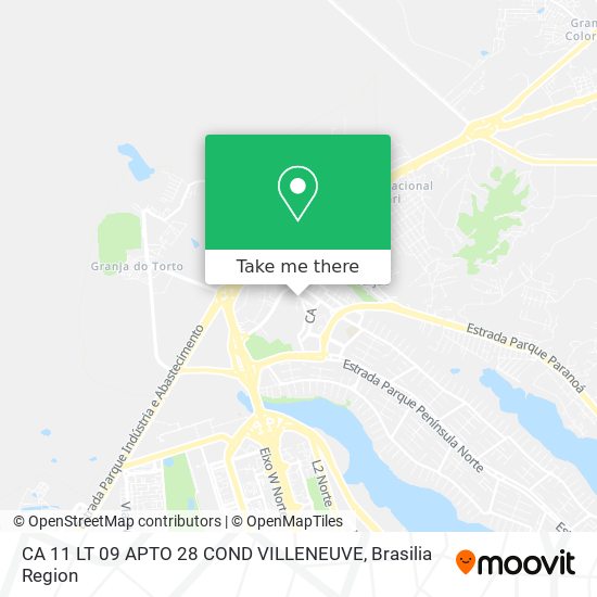 CA 11 LT 09 APTO 28 COND  VILLENEUVE map