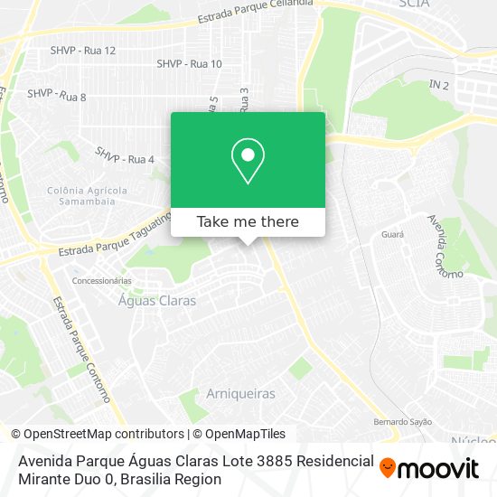 Avenida Parque Águas Claras Lote 3885 Residencial Mirante Duo 0 map
