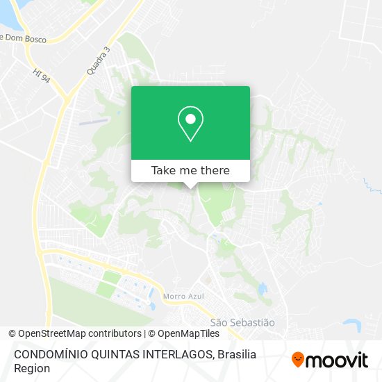 Mapa CONDOMÍNIO QUINTAS INTERLAGOS