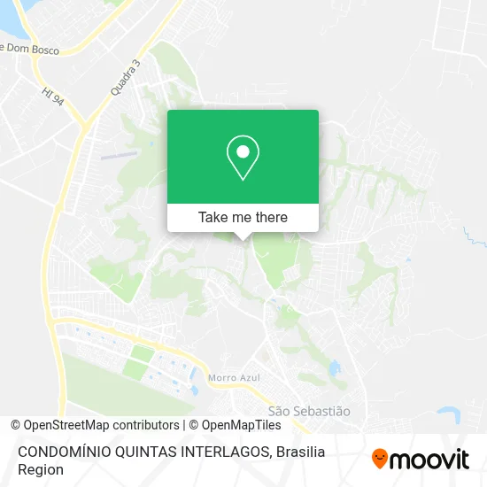 CONDOMÍNIO QUINTAS INTERLAGOS map