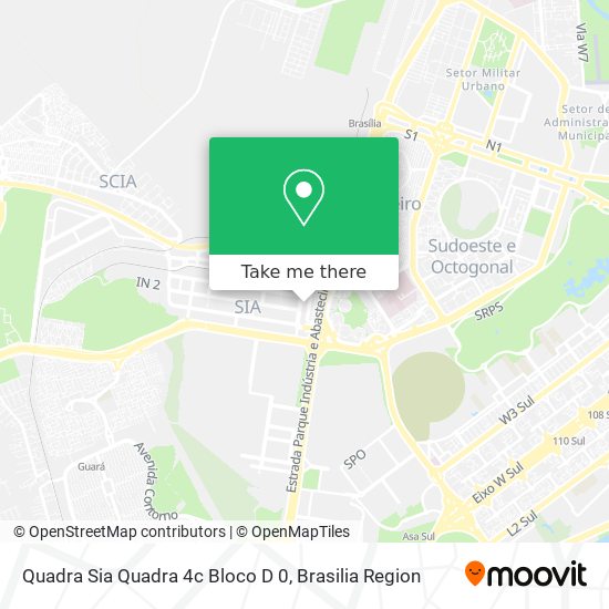 Quadra Sia Quadra 4c Bloco D 0 map
