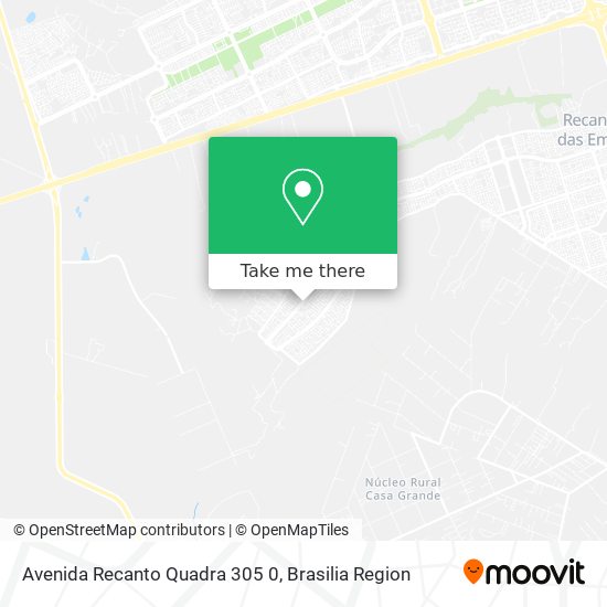 Avenida Recanto Quadra 305 0 map