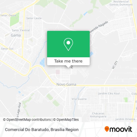 Comercial Do Baratudo map