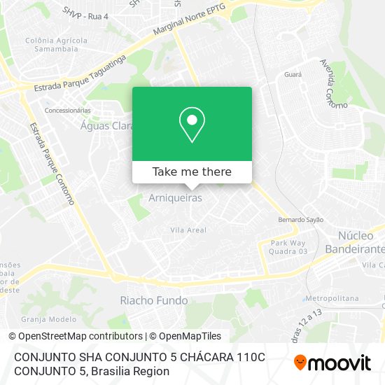 CONJUNTO SHA CONJUNTO 5 CHÁCARA 110C CONJUNTO 5 map