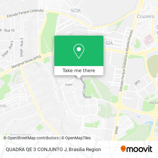 Mapa QUADRA QE 3 CONJUNTO J