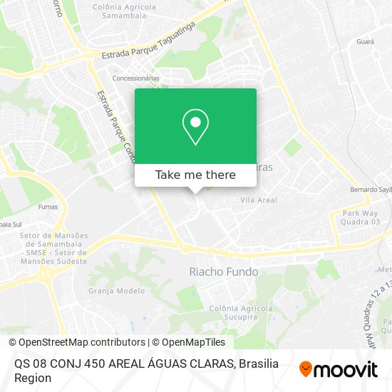 QS 08 CONJ  450 AREAL ÁGUAS CLARAS map
