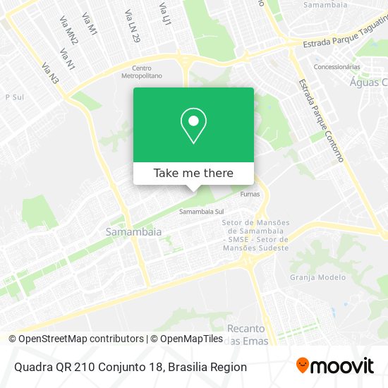 Quadra QR 210 Conjunto 18 map