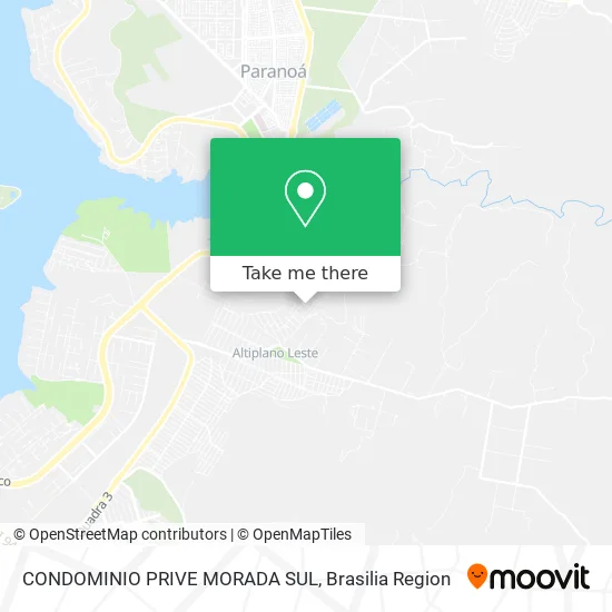 CONDOMINIO PRIVE MORADA SUL map